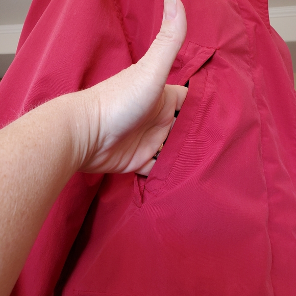 Eddie Bauer Mid-weight Ladies Down Parka Red Small - Picture 12 of 16